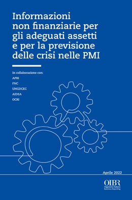 Informazioni non finanziarie per gli adeguati assetti e per la previsione delle crisi nelle PMI